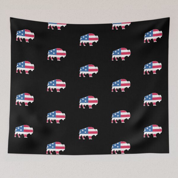 Item preview, Buffalo American Flag - Patriotic 4th Of July Gift designed and sold by mouaataaz.