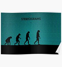 99 Steps of Progress - Stereograms Poster