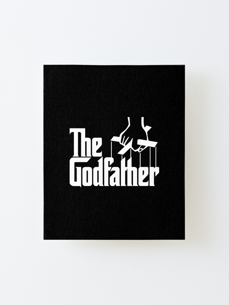 The Godfather Logo Mounted Print By Thedreadfulzero Redbubble