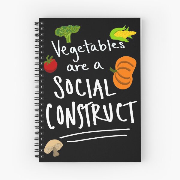 Item preview, Vegetables are a social construct designed and sold by Stitches4Change.