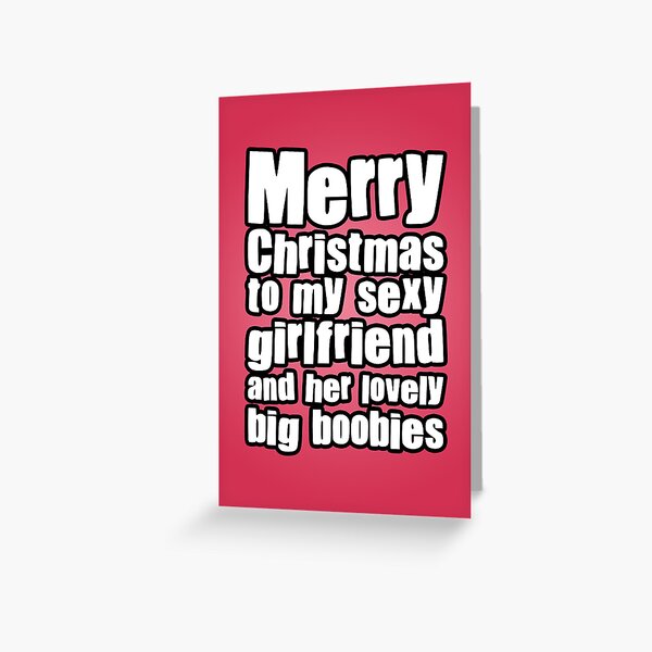 Merry Christmas Girlfriend Greeting Card
