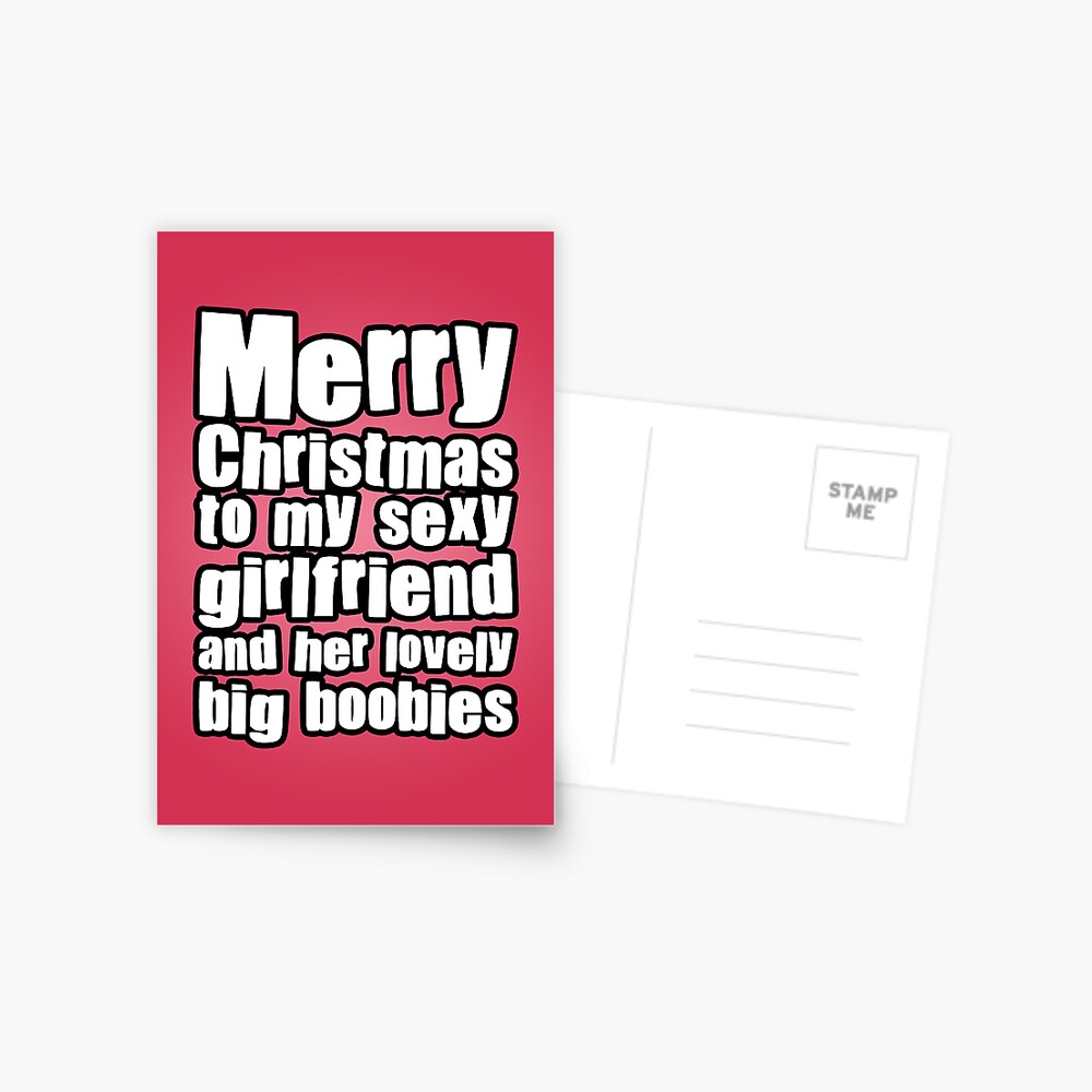 Merry Christmas Girlfriend Postcard
