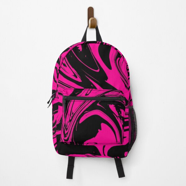 Item preview, Marbled Texture (hot pink on black) designed and sold by quinnhopp.