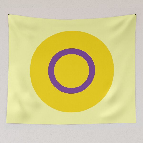 Item preview, Intersex Pride Flag Circle designed and sold by storf.