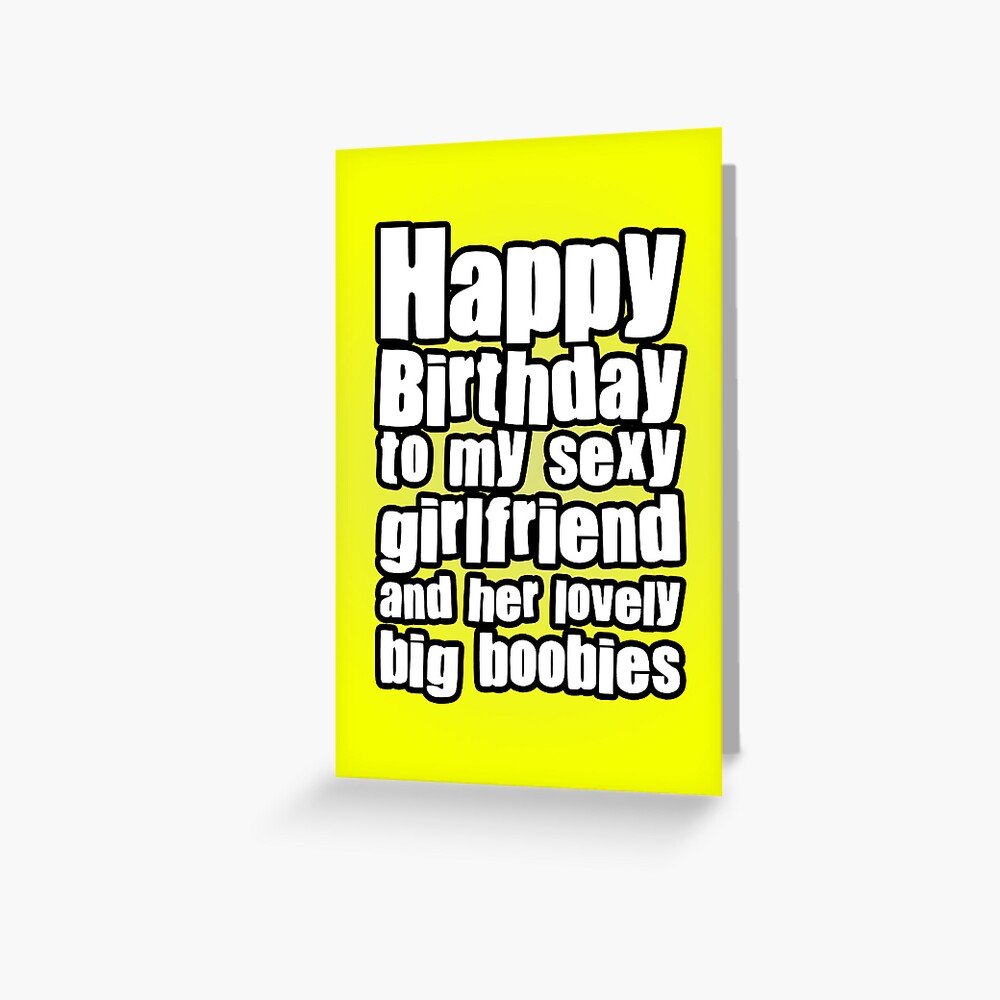 Happy Birthday Girlfriend Greeting Card