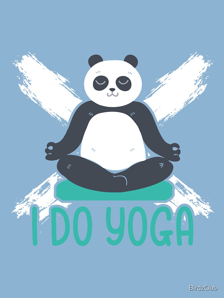 Yoga Panda Meditation Namaste Gift' Sticker