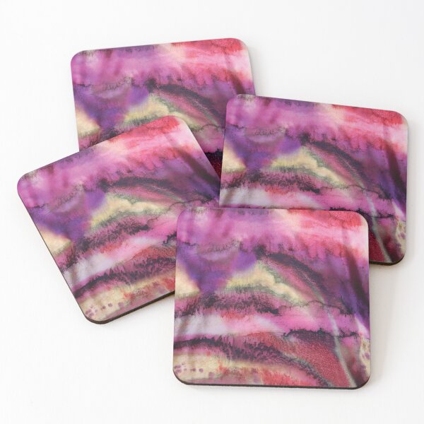 Item preview, Fire Abstract Salt Technique on Silk designed and sold by Leslie Rogers Todder.