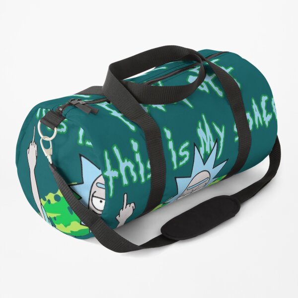 rick and morty gym bag