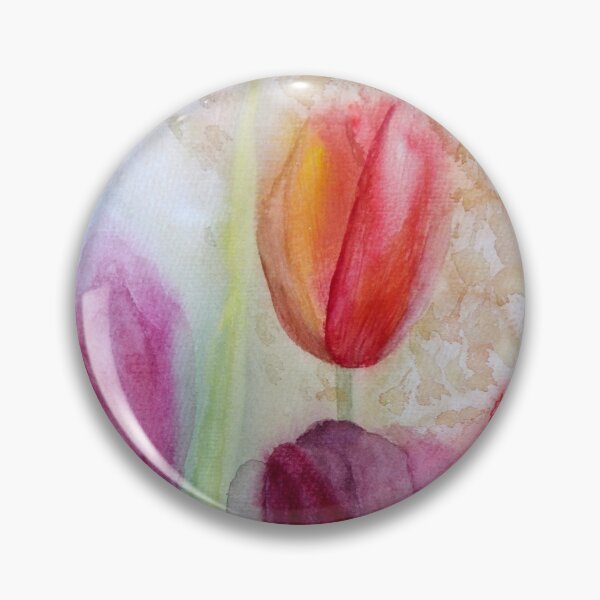 Item preview, tulips watercolor designed and sold by rysunki-malunki.