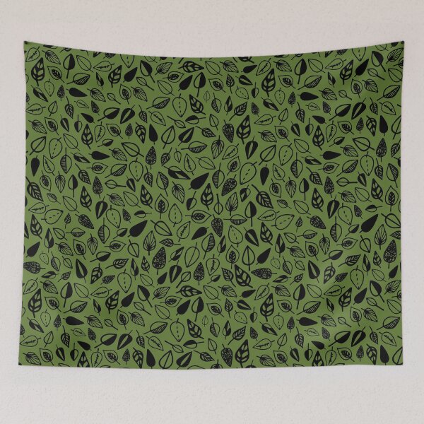 Item preview, leaf pattern green and black designed and sold by Tanya-GR.