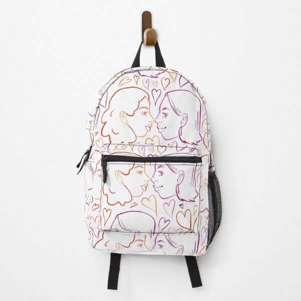 Item preview, Lesbian pride pattern lineart designed and sold by Giorgia Anna Del Giudice.