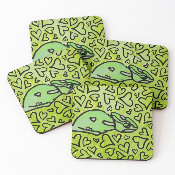 Item preview, Chameleon with Hearts designed and sold by Amanda A. Anthony.
