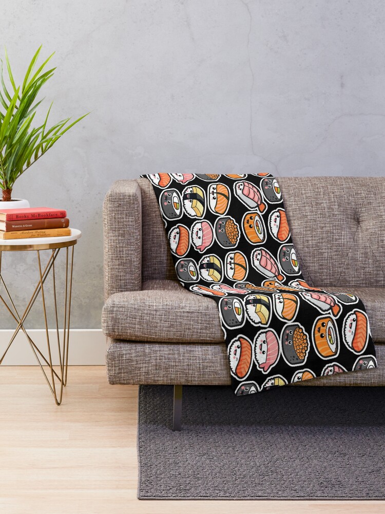 sushi pillow and blanket