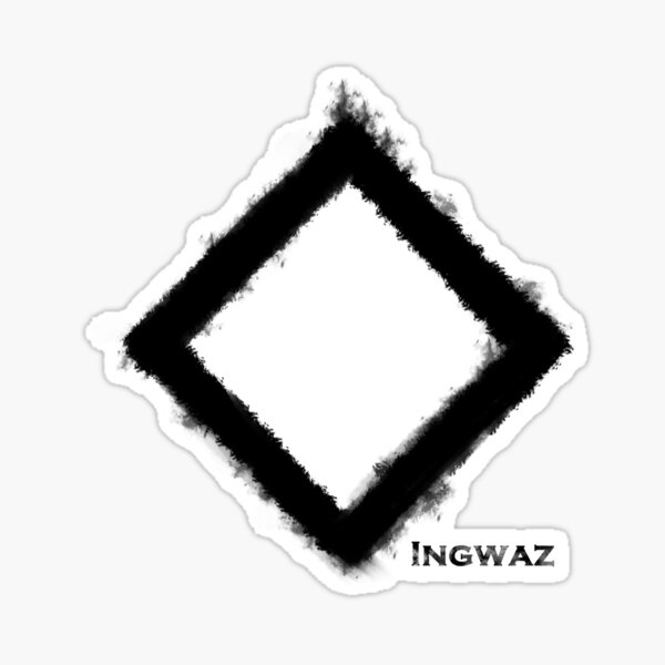 Elder Futhark - Ingwaz Sticker