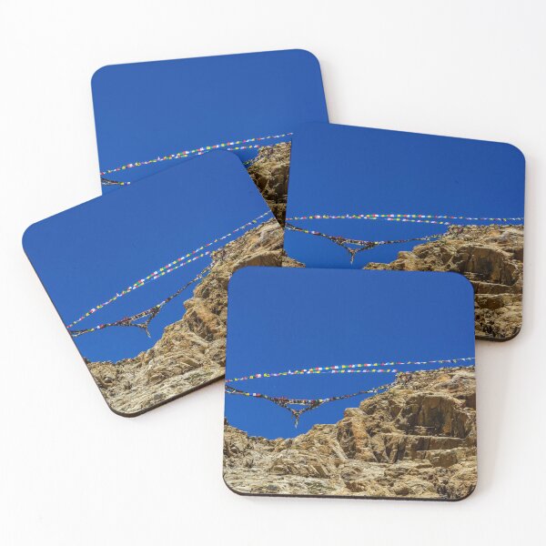 Item preview, Magical mountain and tibetan prayer flags  designed and sold by Craft-Qasba .