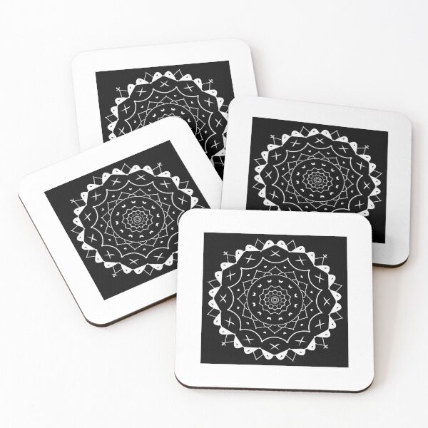 Item preview, Black and white mandala designed and sold by AgnesPerry2020.
