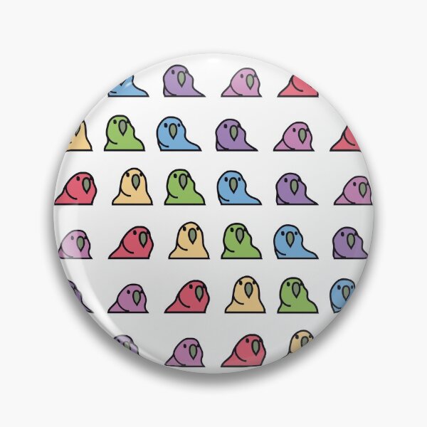 Item preview, PartyParrot Tile (white) designed and sold by TFeldDesign.