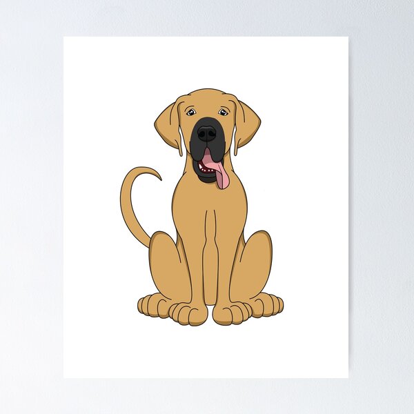 Item preview, Fawn Great Dane Shirt For Men Women Kids Dog Lover Gift designed and sold by 14thFloor.