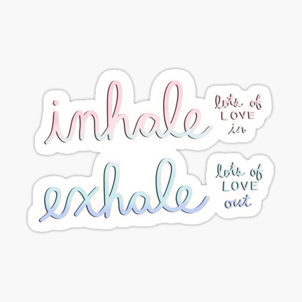 Item preview, Inhale Exhale Lots of Love designed and sold by buynomials.