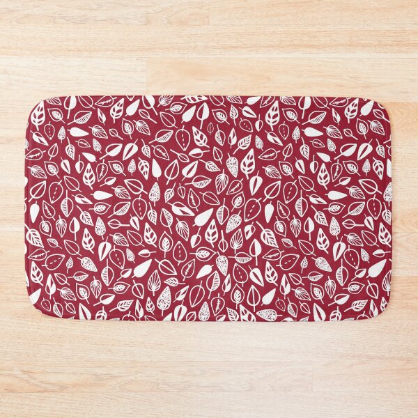 Item preview, leaf pattern red and white designed and sold by Tanya-GR.