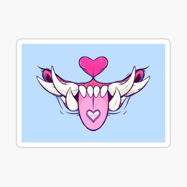 Sweet tooth Oni mask Sticker
