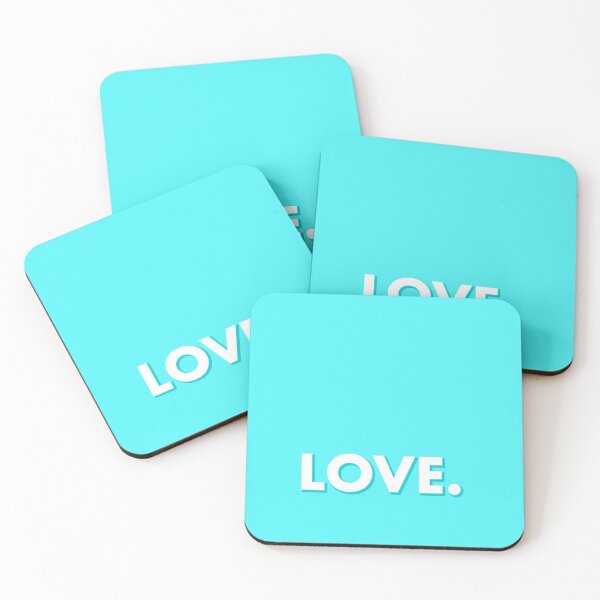 Item preview, LOVE in blue designed and sold by SquareClub.