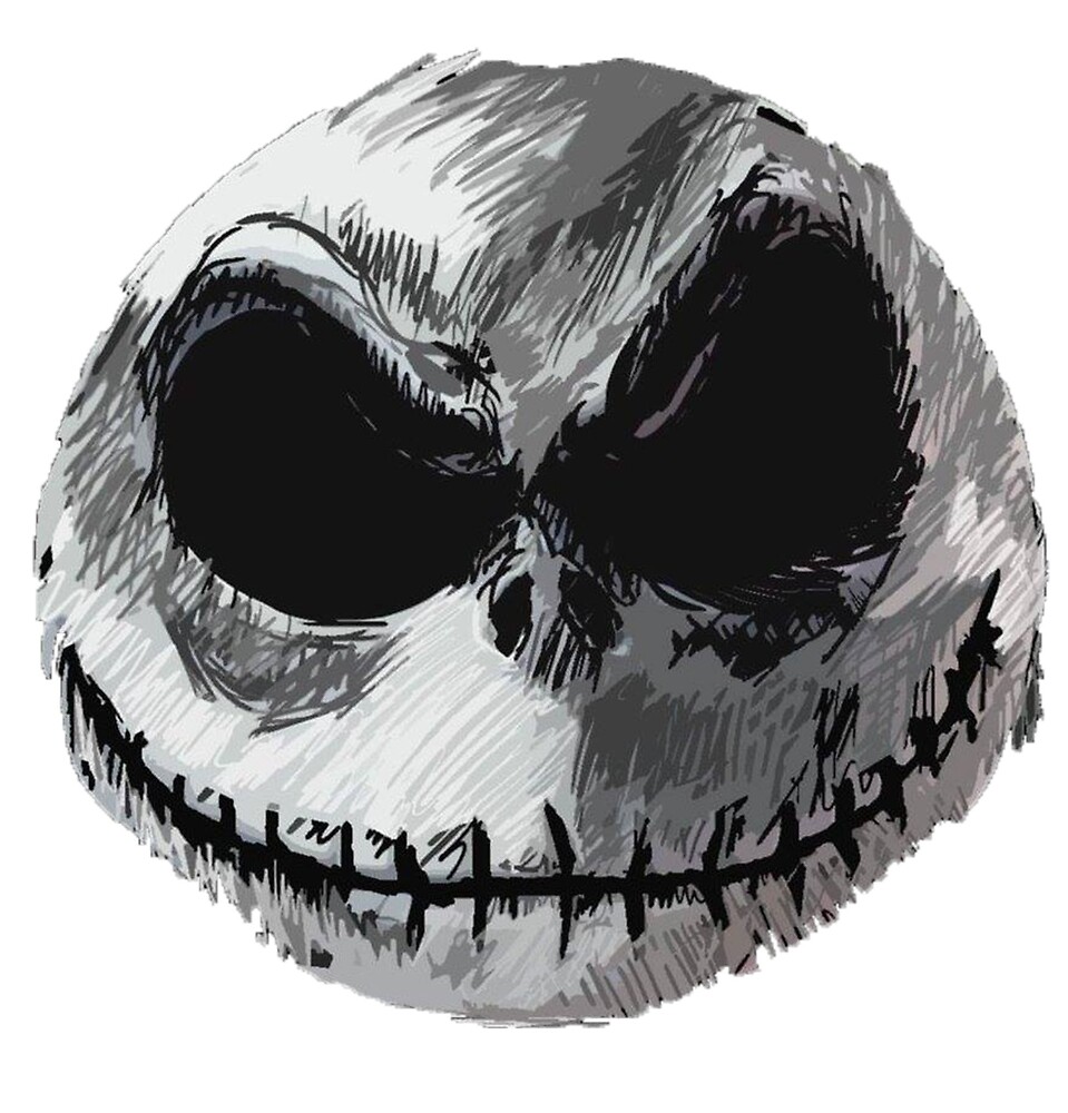 "Jack Skellington Face 2 The Nightmare Before Christmas" by