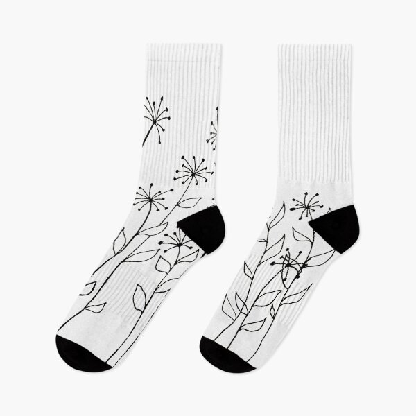 Item preview, Floral Ink Garden Hand Drawn Flowers designed and sold by NancyMerkle.