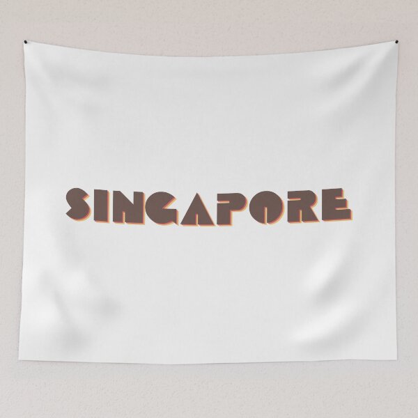 Aperçu de l'œuvre Singapour! créée et vendue par DoodleDashCollective.