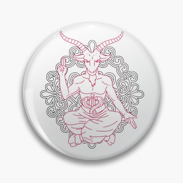 Item preview, Horned Devil Shirt Black Goat Baphomet Tarot Card Satan designed and sold by DSWShirts.
