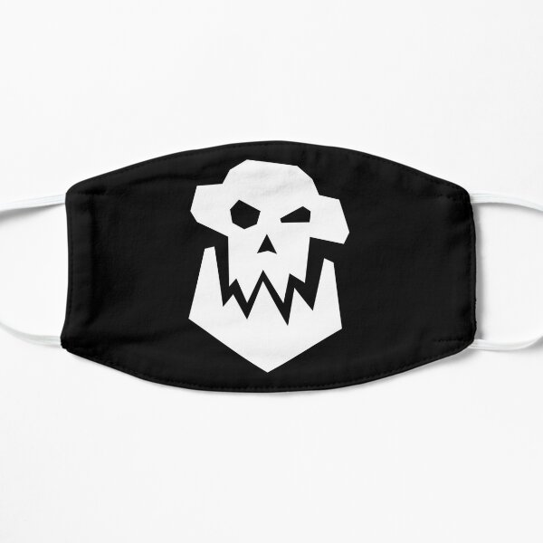 WAAAGH! Slab Text with Skull (white) Flat Mask