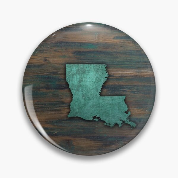 Item preview, Rustic Teal Louisiana Shape designed and sold by Jared Davies.