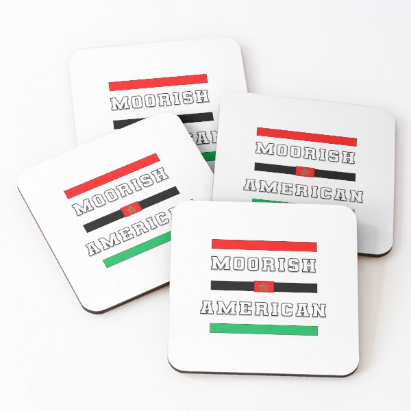 Item preview, Moorish American Bars with Moorish Flag Moors in America designed and sold by CalifaMedia.