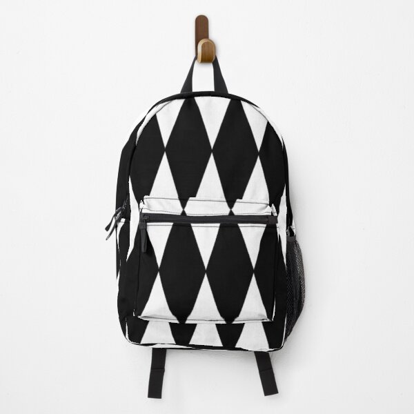 Item preview,  LARGE BLACK AND WHITE HARLEQUIN- DIAMOND- ARGYLE  PATTERN DESIGNED FOR HOME DECOR AND CLOTHING designed and sold by ozcushionstoo.