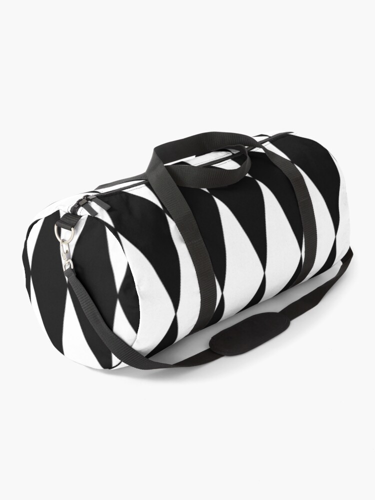 GRAND HARLEQUIN NOIR ET BLANC DIAMANT MOTIF ARGYLE CON U POUR LA D CORATION ET LES V TEMENTS POUR LA MAISON Sac de sport