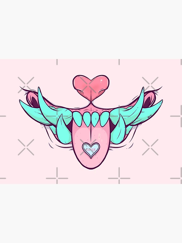 Sweet tooth Oni mask strawberry mint by Gh0stteeth