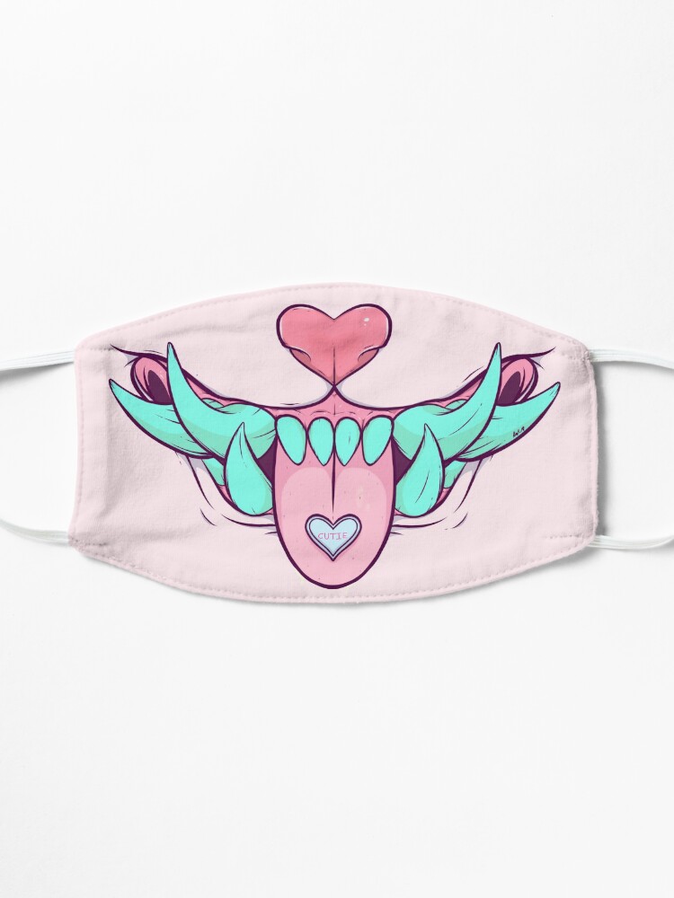 Alternate view of Sweet tooth Oni mask strawberry mint Mask