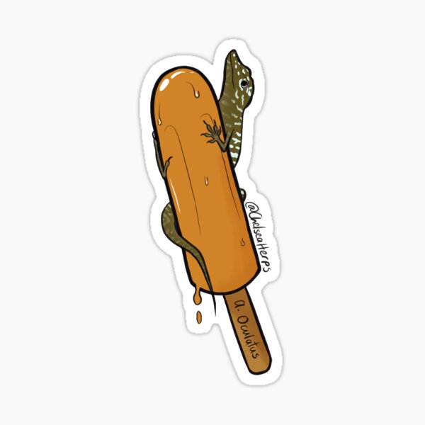 Dominican Eyed Anole - North Caribbean Sticker