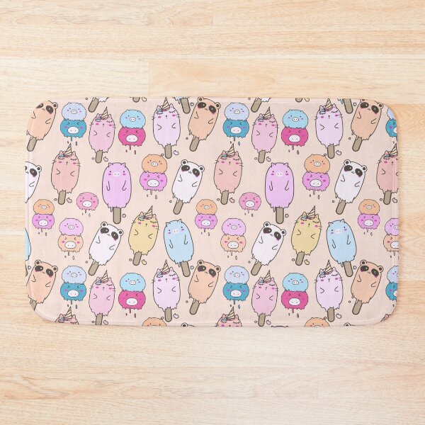 Item preview, unicorn ice cream rainbow popsicle pastel background designed and sold by TheSimpleMan.