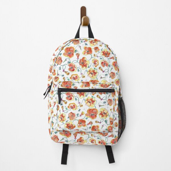 Item preview, Orange California Poppy Floral Print designed and sold by PatternTalent.