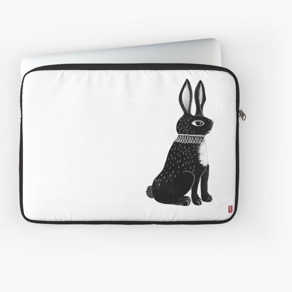 Black Rabbit Laptop Sleeve