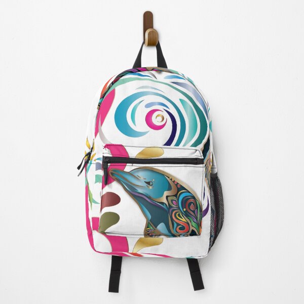 Item preview, Joyful Colorful Dolphin in Sunny day designed and sold by Nobiya.