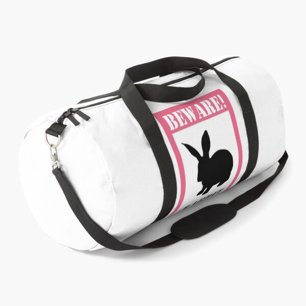 Item preview, Beware of the rabbit sign, pink designed and sold by Agaly.