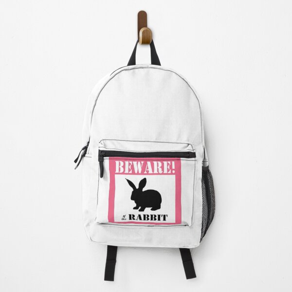 Item preview, Beware of the rabbit sign, pink designed and sold by Agaly.