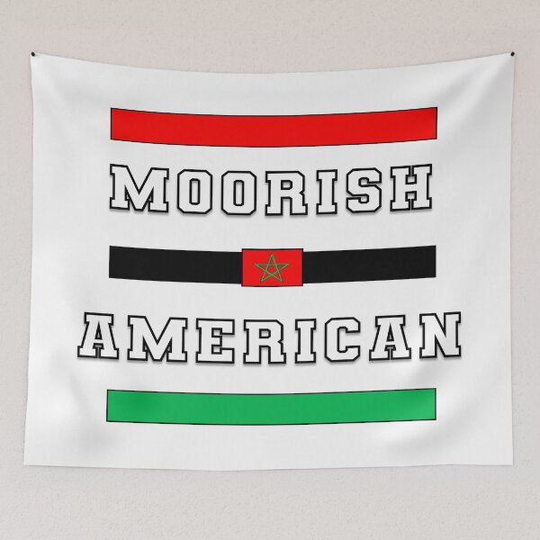 Item preview, Moorish American Bars with Moorish Flag Moors in America designed and sold by CalifaMedia.