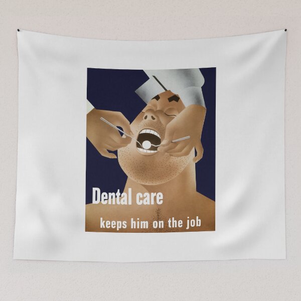 Item preview, Dental Care Keeps Him On The Job designed and sold by warishellstore.