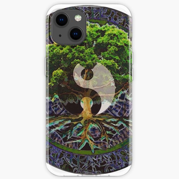 Yin Yang Tree of Life World Peace iPhone Soft Case