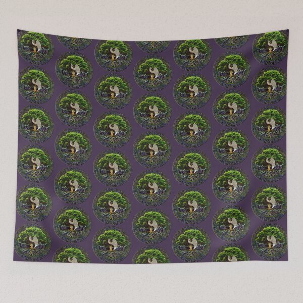 Item preview, Yin Yang Tree of Life World Peace designed and sold by treeoflifeshop.