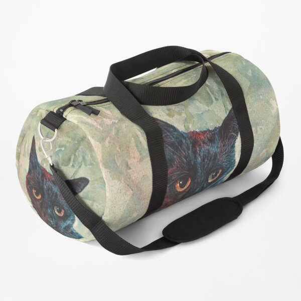 Pooky the Black Cat Duffle Bag