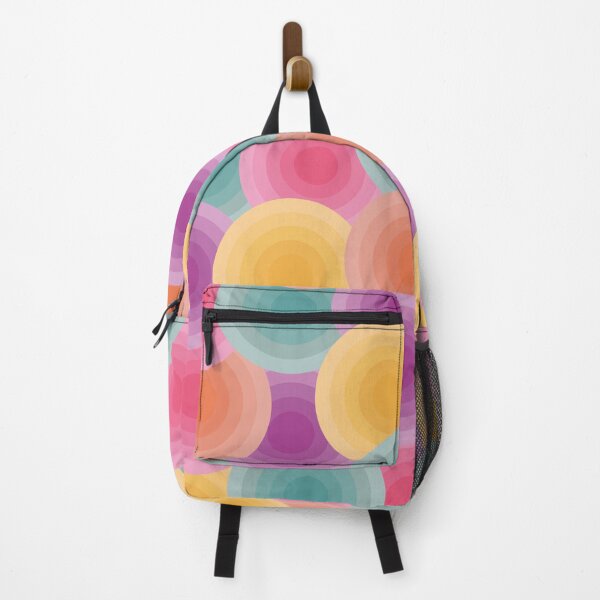 Item preview, Candy Coloured Circle Pattern - Neon Pastel Rainbow designed and sold by Alanna May Wood.